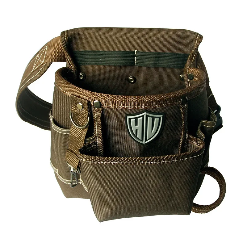 

Canvas Tool Bag Professional Wear-resistant Electrician Waist Bag Multifunctional Maintenance Storage Hardware Tool Bag
