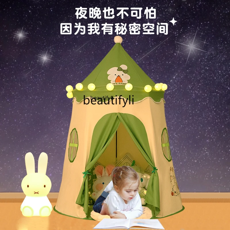 Kids tent indoor yurt playhouse little girl boy princess castle baby toys