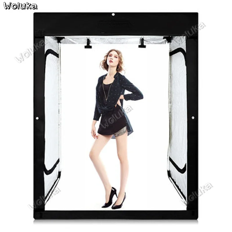 LED studio set 200cm small flexo box simple and convenient photography 2m LED light box equipment props