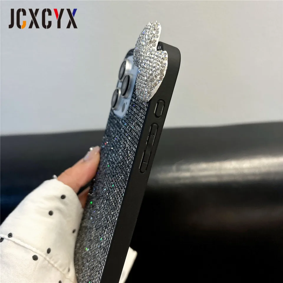 Custodia Per Iphone 14 Pro - Fiocco Di Cuori Alla Moda + Vetro