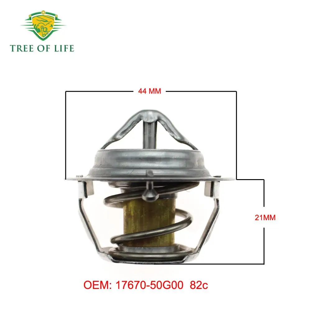 Engine Coolant Thermostat 17670-50G00 For SUZUKI SWIFT SUBARU JUSTY NISSAN MICRA 17570-74001 21200-KA050 21200-KA151 337-82K
