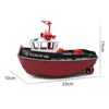 JIKEFUN 686 Rc Boat 2.4G 1/72 Powerful Dual Motor Long Range Wireless Electric Remote Control Tugboat Model  Toys for Boys Gift 6