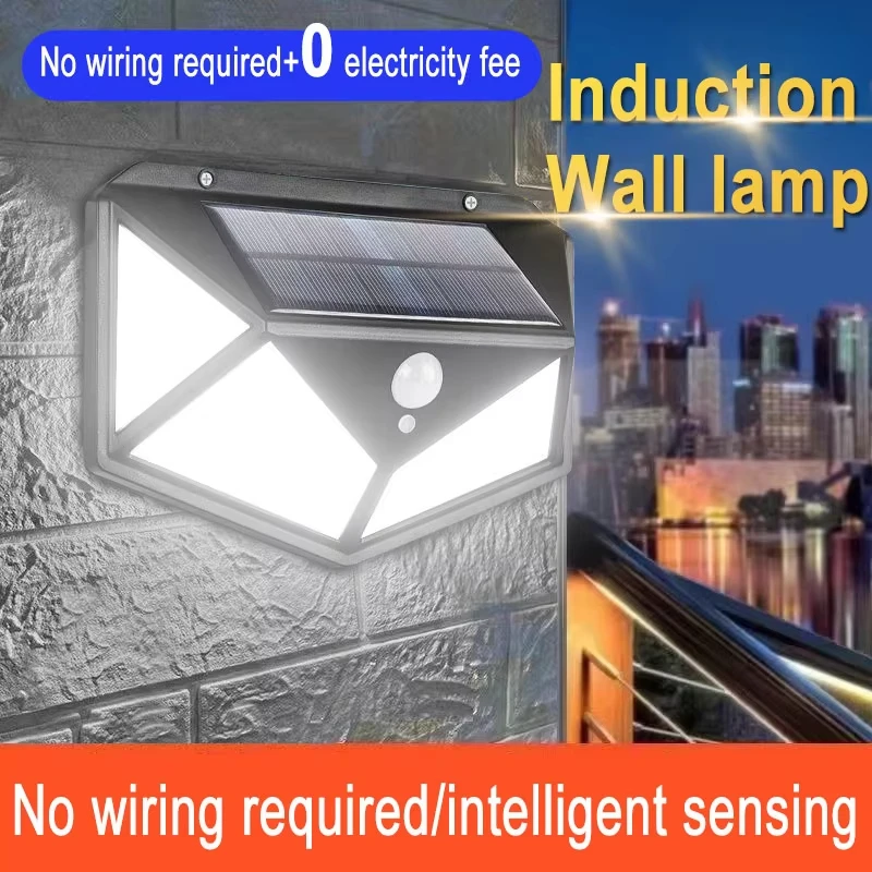 Multifunctional Solar Lamp Outdoor Garden Decoration Solar Led Light Waterproof Sunlight Powered Spotlight with Motion Sensor