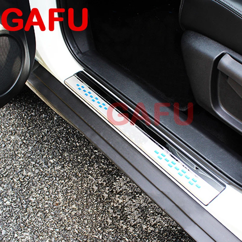 

Stainless Steel Door Sill Scuff Plate for 2014-2021 2020 Nissanl X Trail XTrail T32 Welcome Pedal Trim Car Styling Accessories