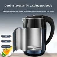 Wanlida Hotel Commercial Stainless Steel Automatic Temperature Water Kettle Smart Electric Water Kettle For Home Use 1