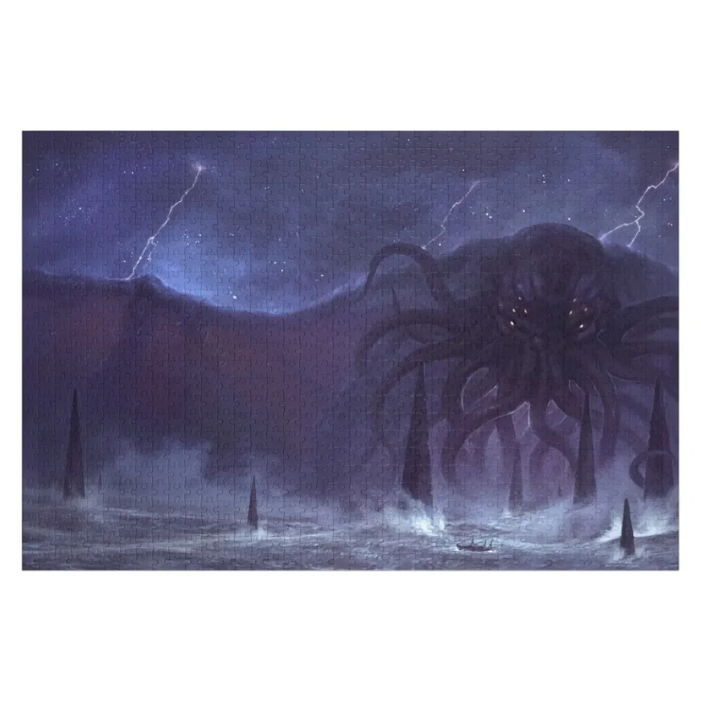 

Call of Cthulhu 7th ed. Keepers Book Cover by Sam Lamont Jigsaw Puzzle Toys For Children Personalized Gift Ideas Puzzle