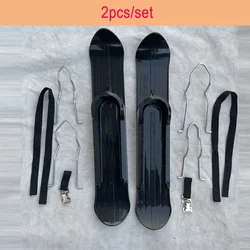 Ski Plate Wheelblades for Multi-Use Mobility and Adventure (Black)
