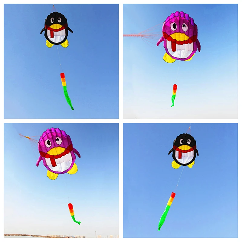 free shipping penguin kites flying toys for children kites soft kites Outdoor games Inflatable toys kite for kitesurfing eagle
