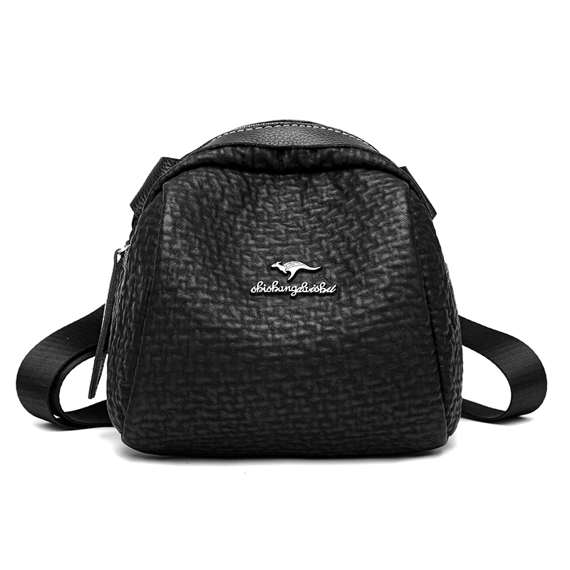 Genuine Leather Semicircular Hobo Bag - Minimalist Crossbody Shoulder Purse For Women, Adjustable Strap