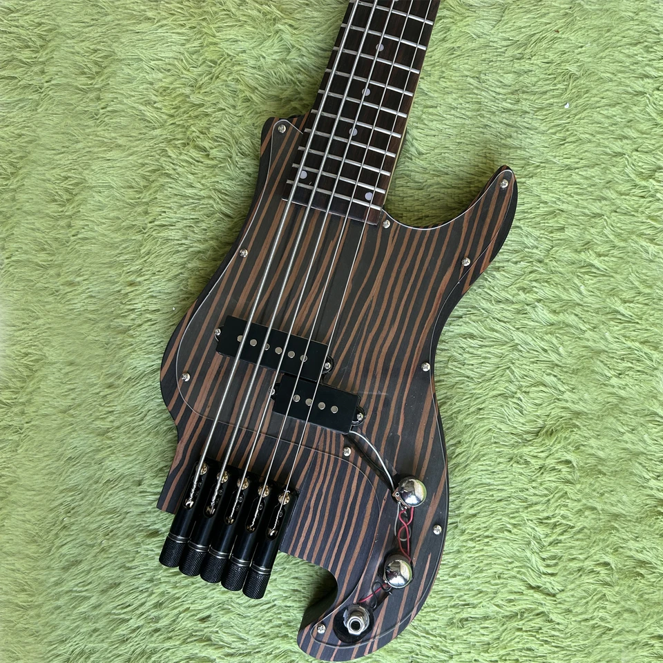 Musoo ヘッドレス5弦トラベルエレキベース　ハードケース付き S7414b0124e824a378a2daa3d60998