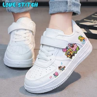 Spongebob boy girl White Casual Shoes For Baby Boy Girl Children Sneaker Kids Sports Shoes Toddler Walking Size 28 39