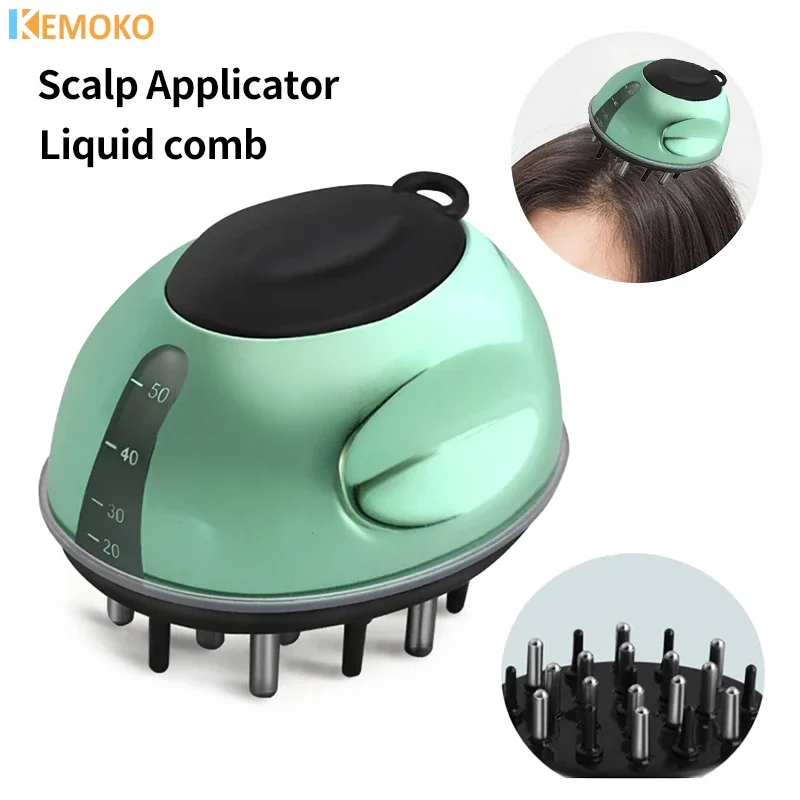 14 Pins Scalp Applicator Liquid Comb Hair Root Massage Medicine Comb Hair Growth Serum Essential Oil Nourish Anti Loss Care