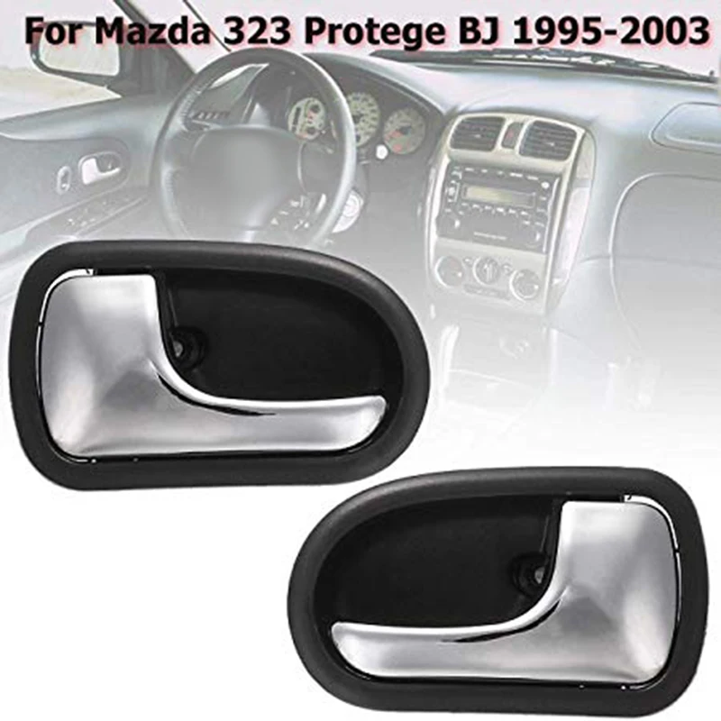 

Передняя и задняя дверная ручка для Mazda 323 Protege BJ 1995 1996 1997 1998 1999 2000 2001 2002 2003 правая