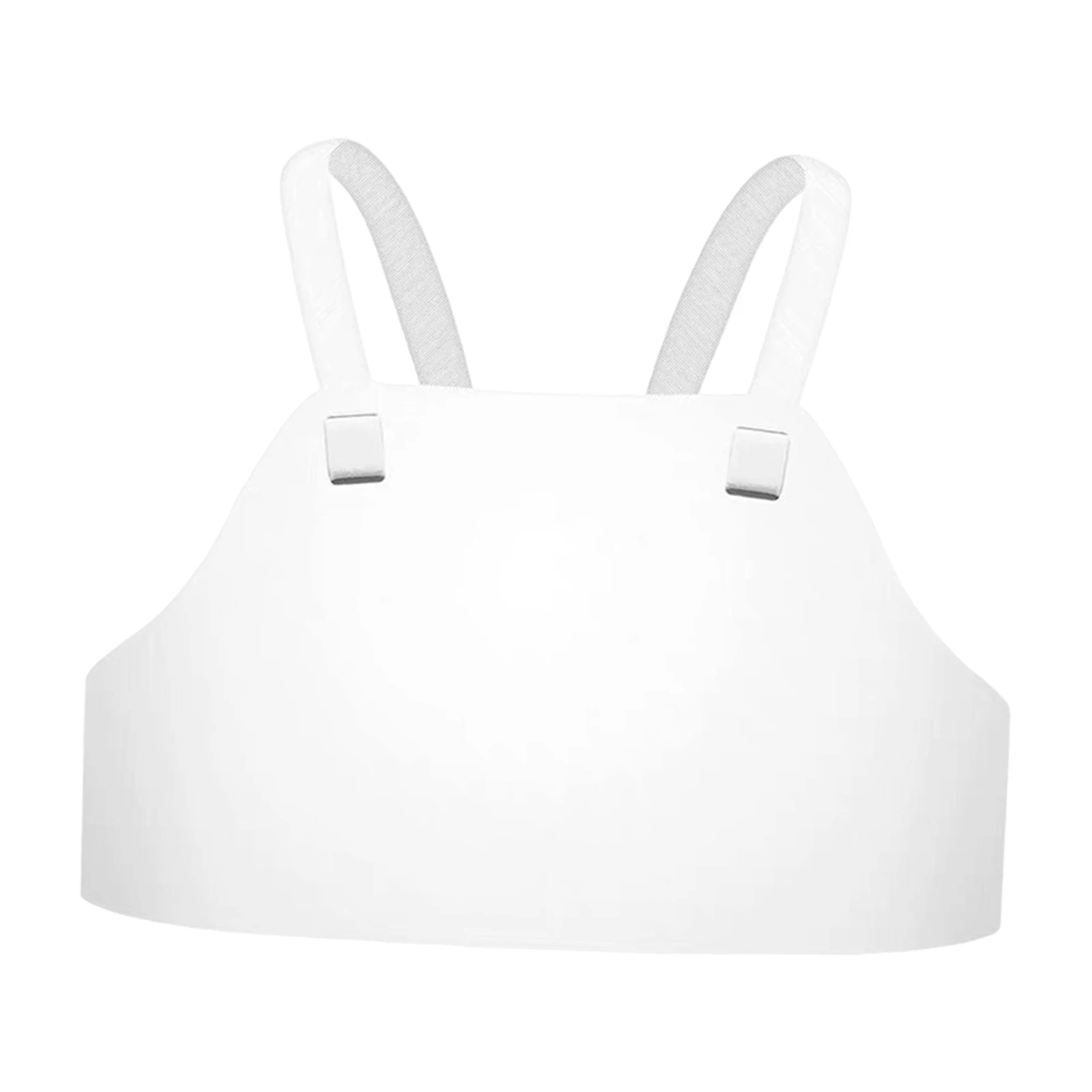 Breast Protector Heavy Punching Boxing Karate Fencing Sports Chest Guard for Rugby Boxing Muay Thai Men Adults Kids M 81-90cm