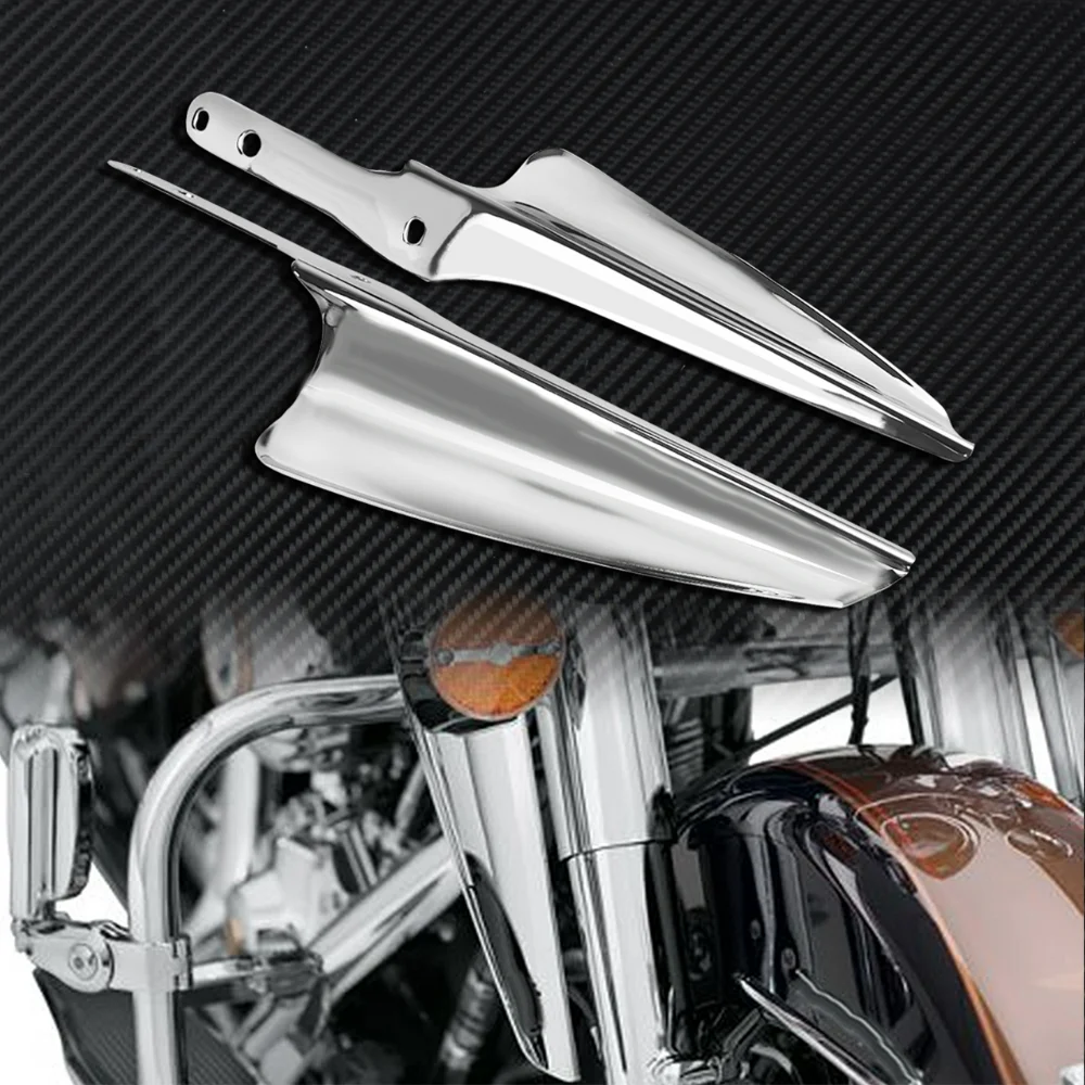 

Motorcycle Fork Front Wind Baffle Windshield Deflector Trim for Harley Touring Street Glide Electra Glide Road King 1995-2023