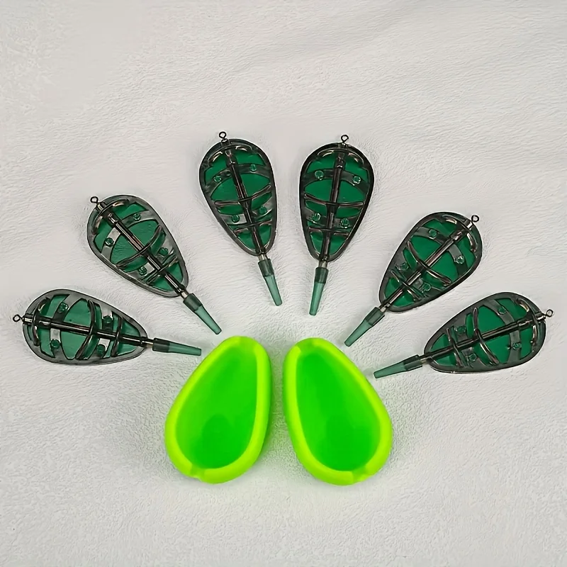 Premium Hochleistungs-Angelköderkäfig 30G-100G. Karpfenangeln, Karpfenköderkäfig mit Form – zum Angeln und Futter. Hochwertiger Feide-Köderkäfig, Nest Maker, langlebige Struktur. Hochwertige Angelwerkzeuge, Angelzubehör. – Detail 6