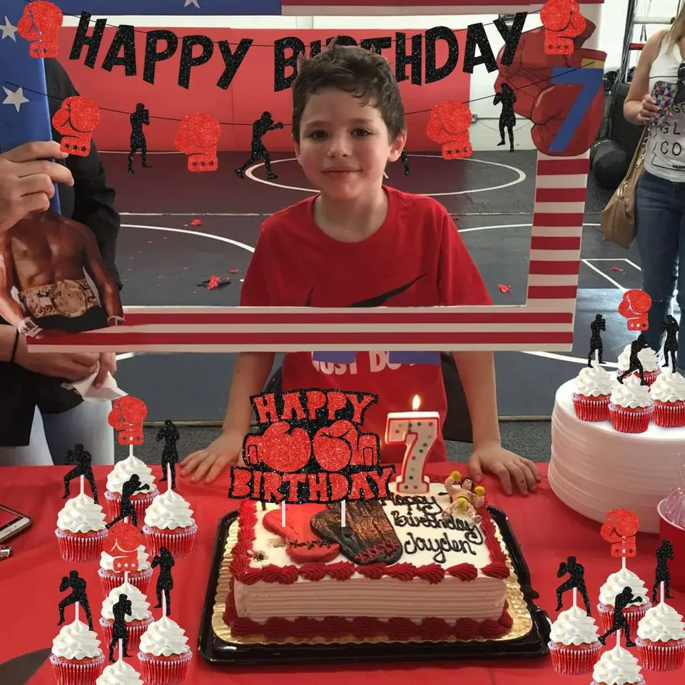 Décorations D'anniversaire Vertes Et Noires Pour Hommes Et Femmes