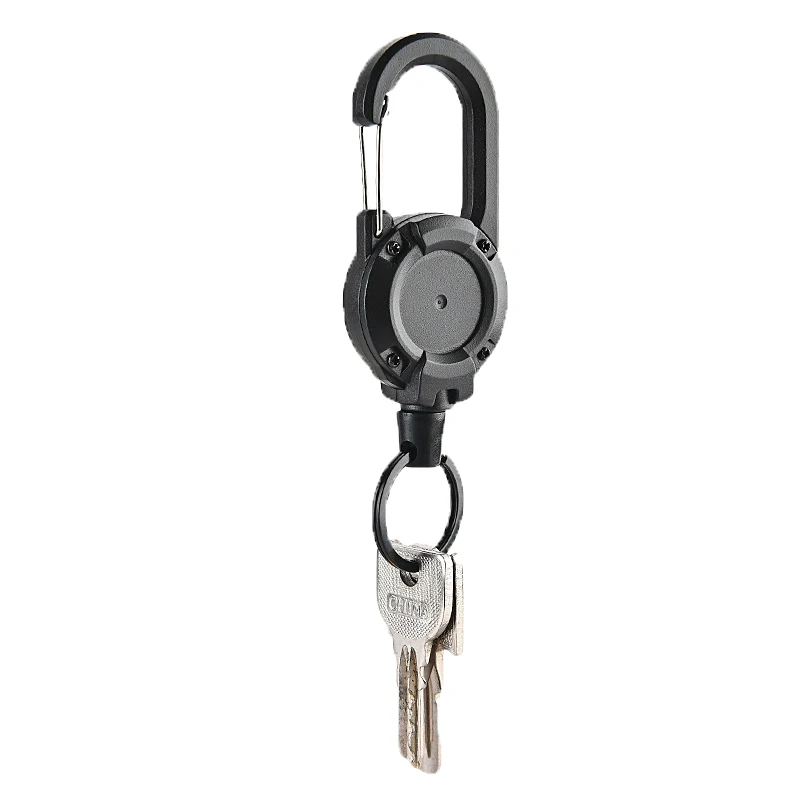 Yoyo Ski Pass Safety Keychain For Women Black Retractable Rope With Anti  Lost Recoil, ID Card Holder, And Steel Cord G1019 From Catherine010, $1.88