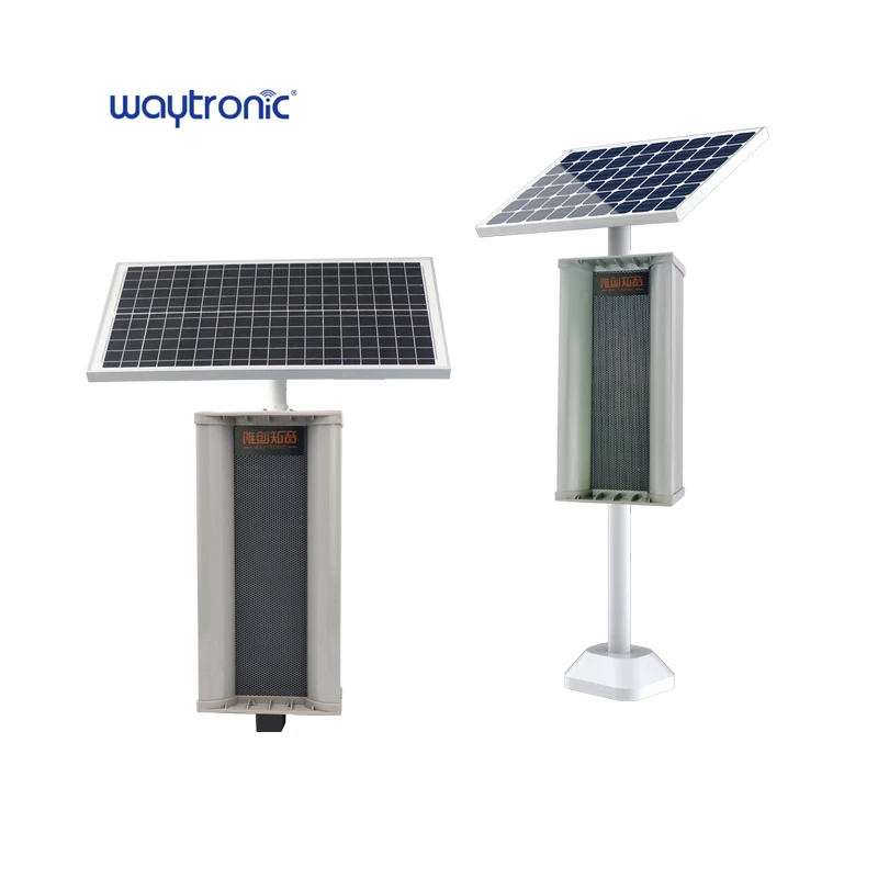 

Solar Wireless PIR Human Body Induction Sensor IPX5 Waterproof Speaker for Garden