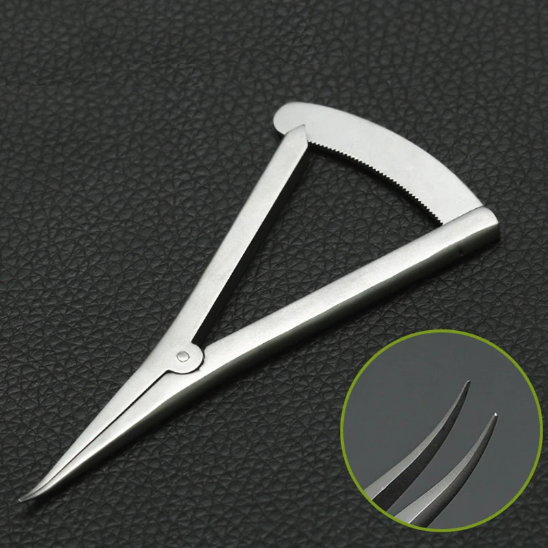 Castroviejo Caliper 20mm Screw adjustment Caliper ophthalmic surgical instrument