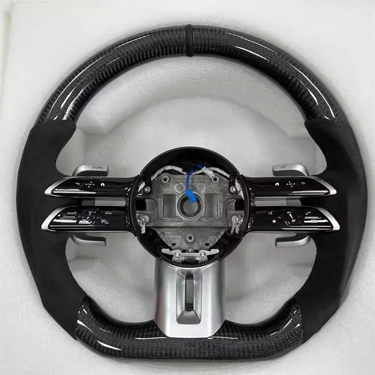 메르세데스-벤츠 A클래스 C클래스 E클래스 GLA GLC GLB GLE 카본 파이버 스티어링 휠 드래곤플라이 휠 액세서리 (맞춤 제작)