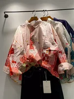 Bust 118cm original design pure cotton oversized shirts for women autumnJapan fashion cartoon print shirts long sleeve blouses - Image 4