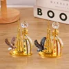 60pcs10ml Middle East Dubai Burj Al Arab Hotel Burj Khalifa Falcon Metal Perfume Bottle Essential Oil Refillable Attar Bottles 2