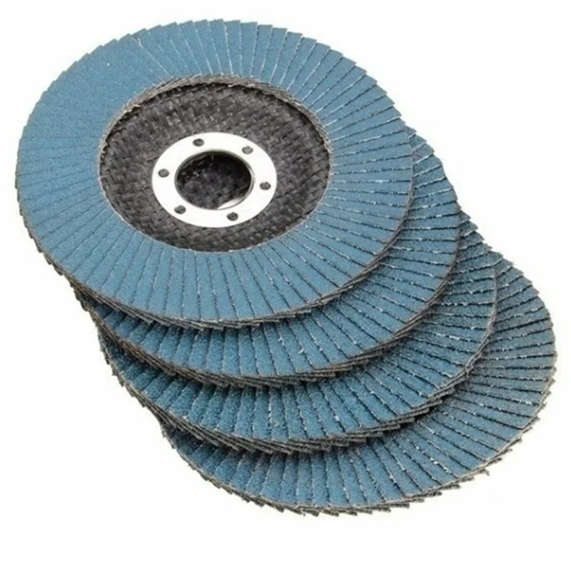 5/10PCS 40/60/80120 Grit Grinding Wheel Angle Grinder Sanding Discs Dremel Tool For Removing Rust Polishing Tool 115/125mm
