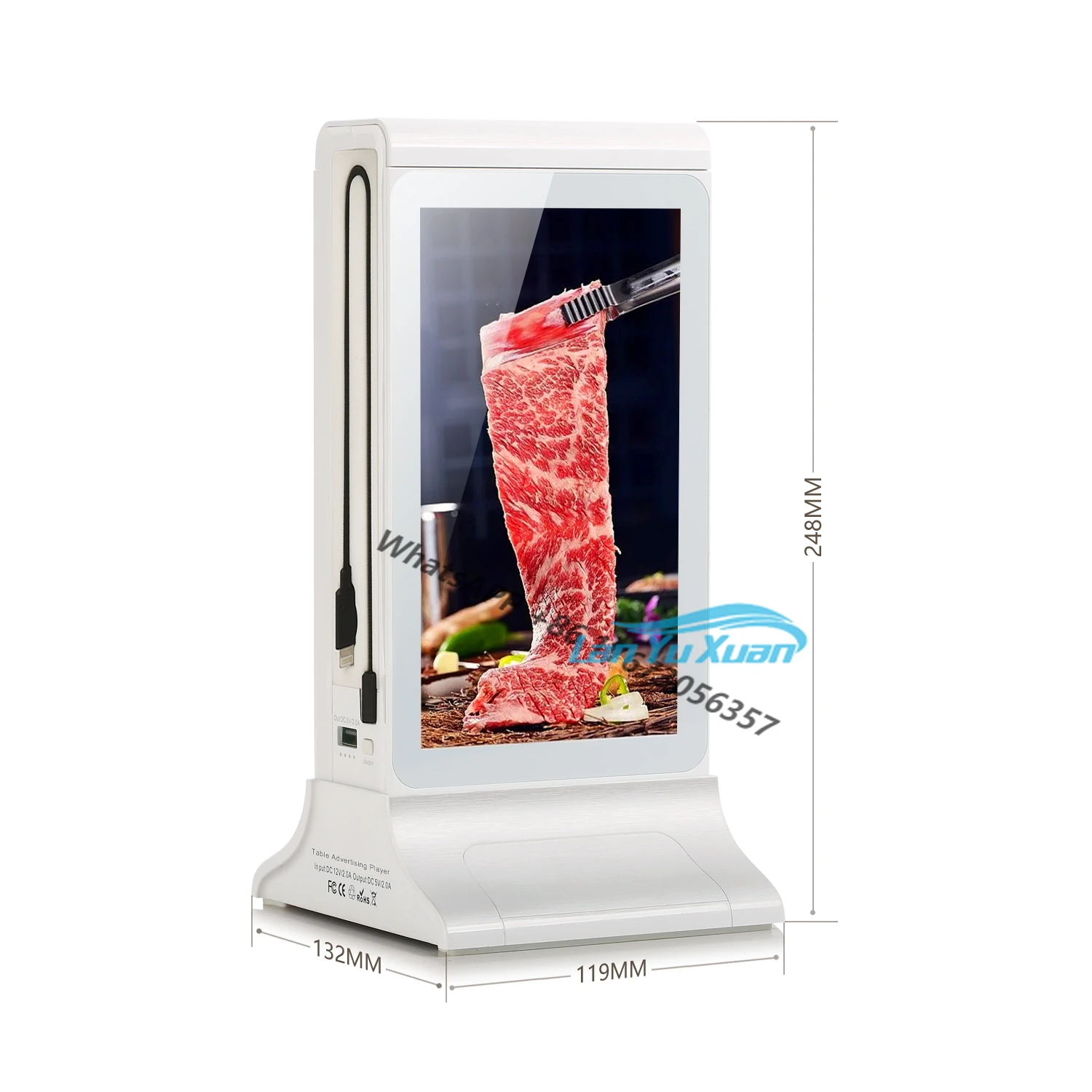 

Indoor Advertising Display Screens HD LCD Small Touch ADs Digital Billboard