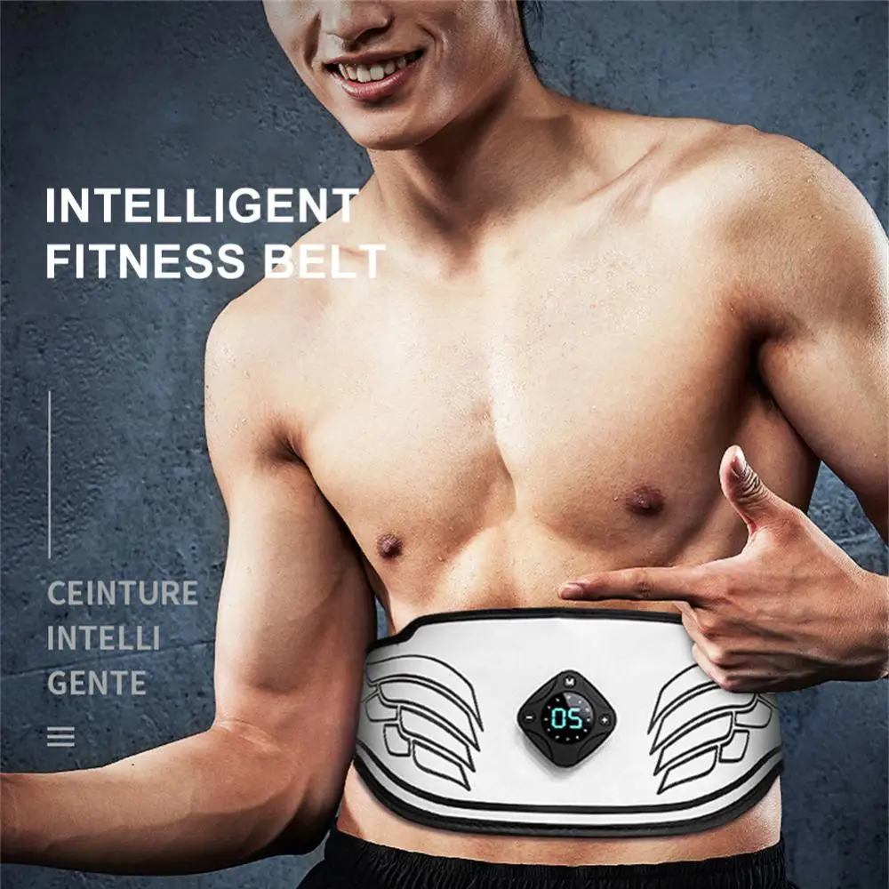 

Muscle Stimulator EMS Abdominal belt Trainer LCD Display Abs Fitness Training Home Gym Weight Loss Body Slimming belly training