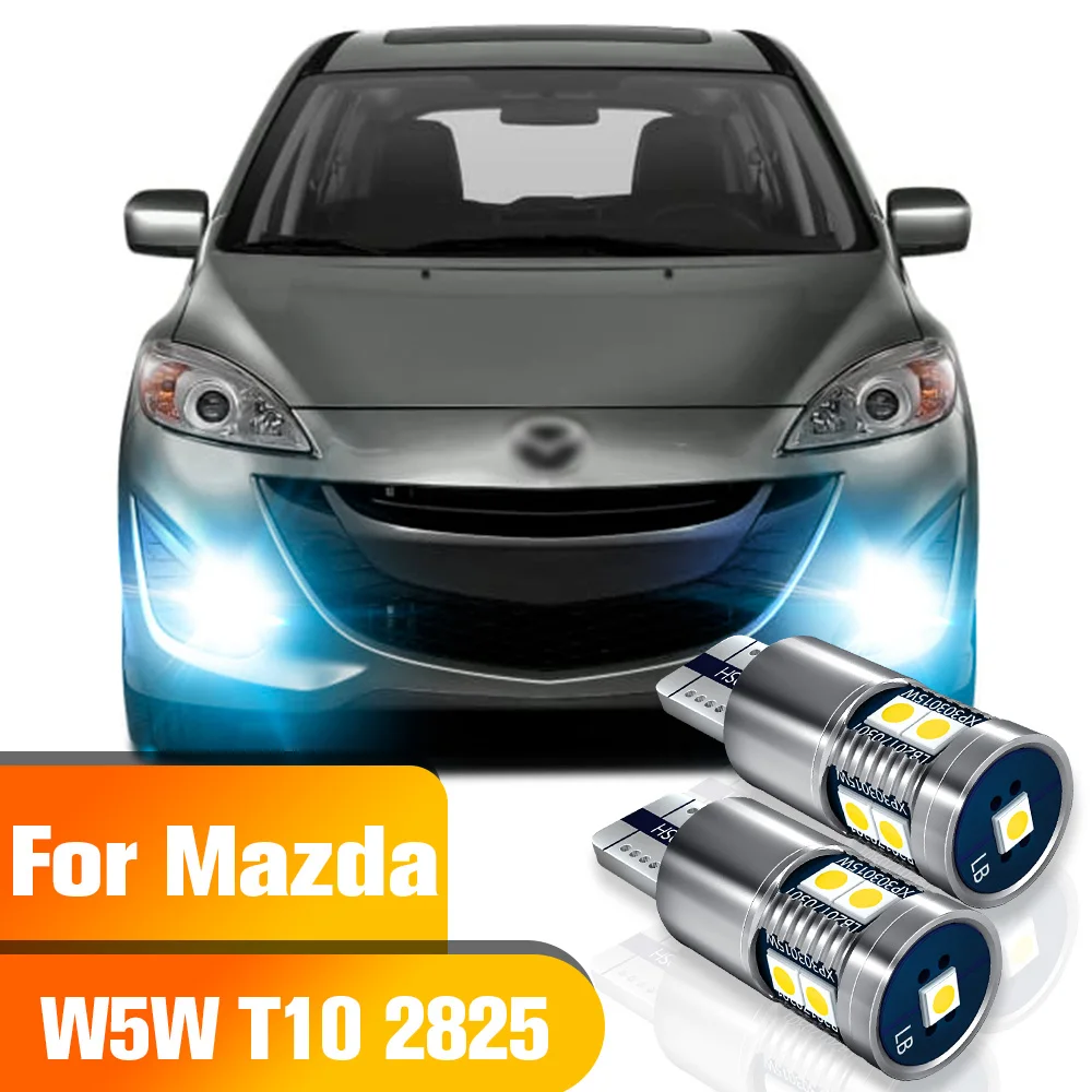 

Parking Light 2pcs LED Bulb W5W T10 Accessories For Mazda 2 DY DE DH 3 BK BL BM BN 5 6 GG GH GJ CX-3 CX-5 CX-7 CX-9 MX-5 RX-8