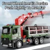 1:24 Alloy Timber Transport Wagon Car Toy Metal Diecasts Model Engineering Vehicle with Pull Back Function Car Toys for Boy Gift 4