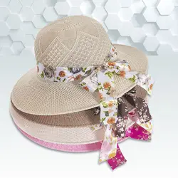 Holiday Breathable Fisherman Hats Women Girls UV Protection Women Sun Hat Wide Brim Straw Hats Beach Cap