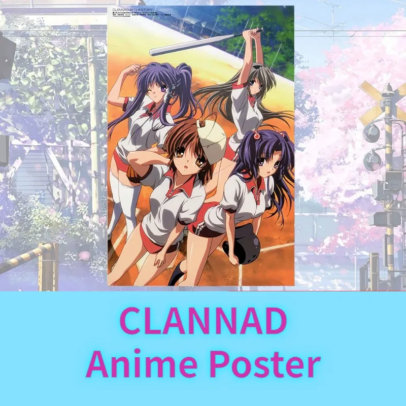 Anime CLANNAD: After Story Posters Animation Self-Adhesive HD Poster Kawaii  Girl Furukawa Nagisa Wall Sticker DIY Room Decor - AliExpress