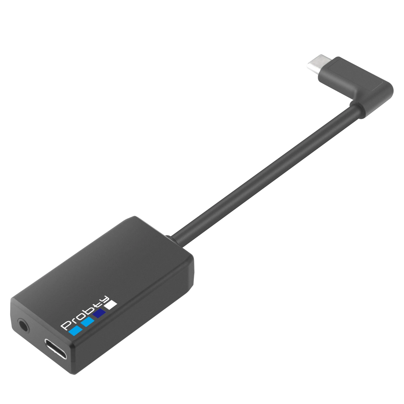 Adaptateur Micro Externe pour GoPro Hero 13/12/11/10/9/8/7/6/5 - Enregistrement Audio Pro, angle montrant le port micro et la fixation