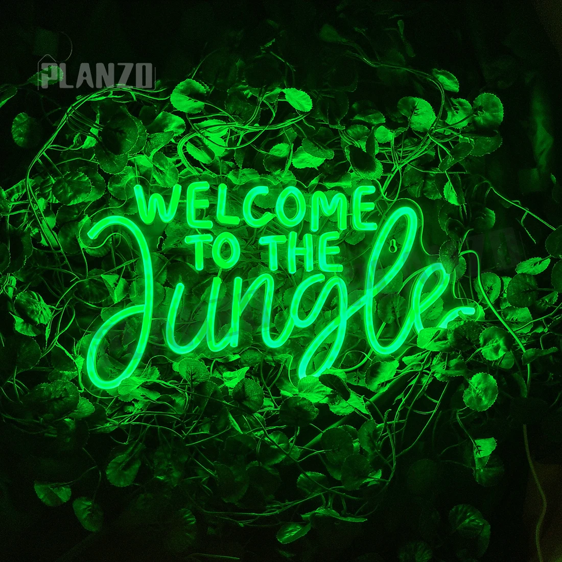 

Welcome to the Jungle Neon Light Signs Bedroom Neon Sign LED Office Wall Decor Party Bar Shop Club Decorations Art Indoor