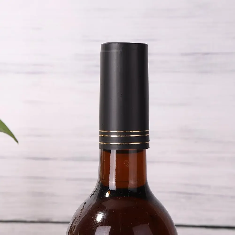 50PCS Wine Bottle Heat Shrink Capsules Cover Sealing Wine Heating Shrinkable Cap Film Wrapping Beer Liquor Bar Supplies