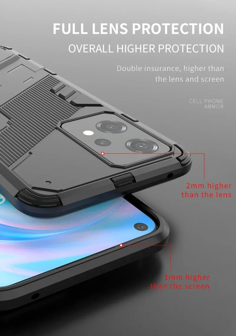 Shockproof Armor Bumper Case - Punk Design