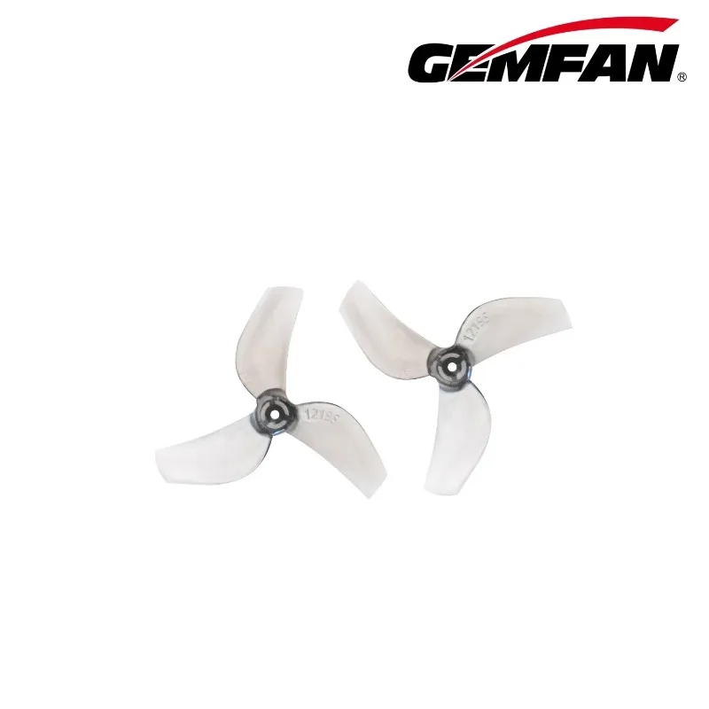 Hélices de rechange pour drone FPV micro, lot de 6 pales 1mm et 0.8mm sur fond blanc