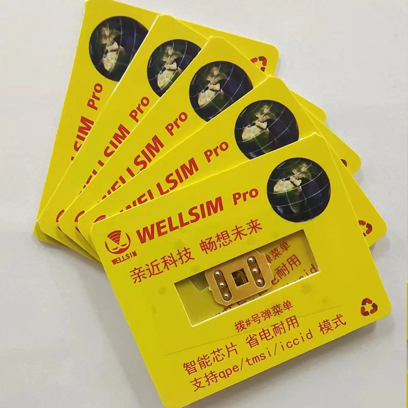 새로운 고품질 최신 웰심(Well Sim) 6S/SE/7/8/X/XR/XSM/11/12PM/13/14PM용