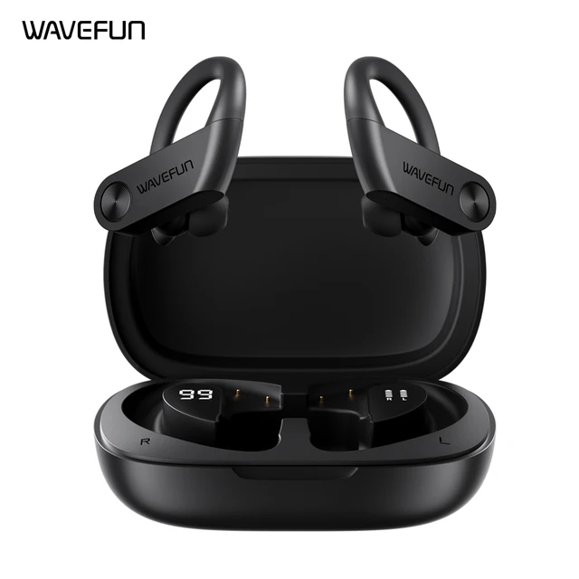 Wavefun-auriculares inalámbricos XBuds con Bluetooth, cascos con gancho  para la oreja, IPX7, resistentes al agua