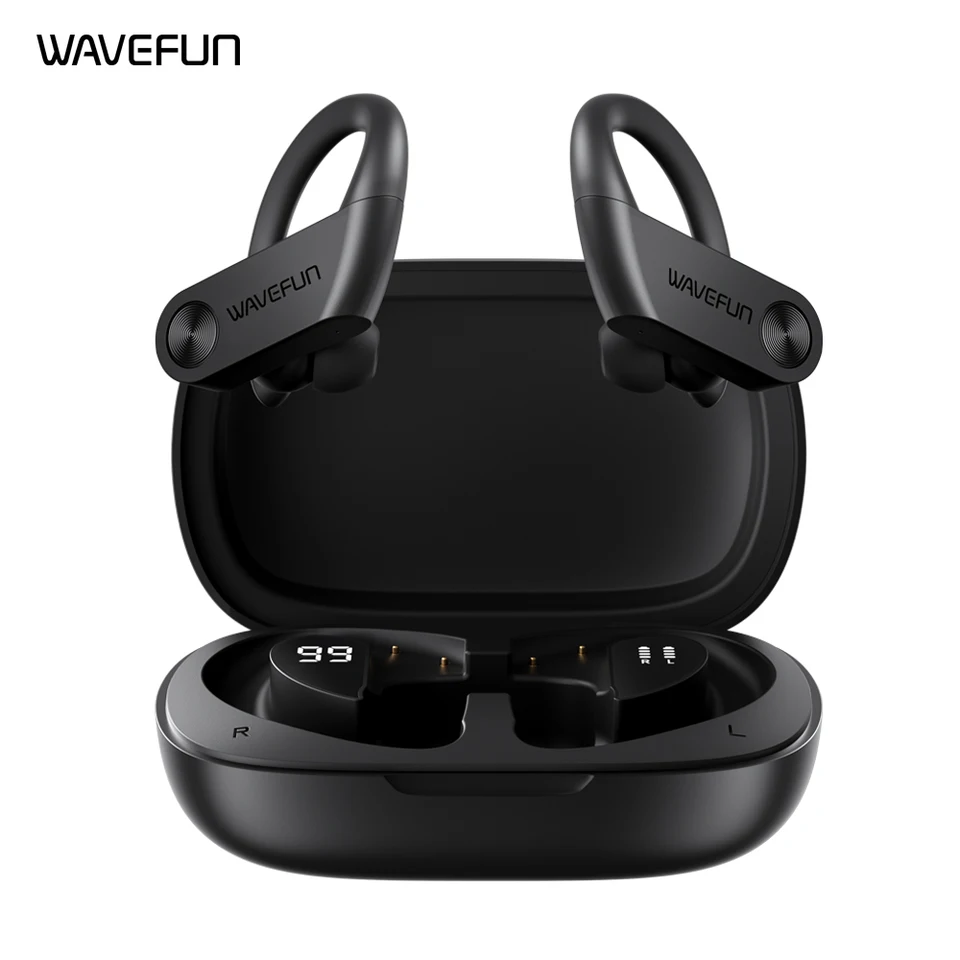Wavefun XBuds 5 Bluetooth Waterproof Earbuds with Power Bank