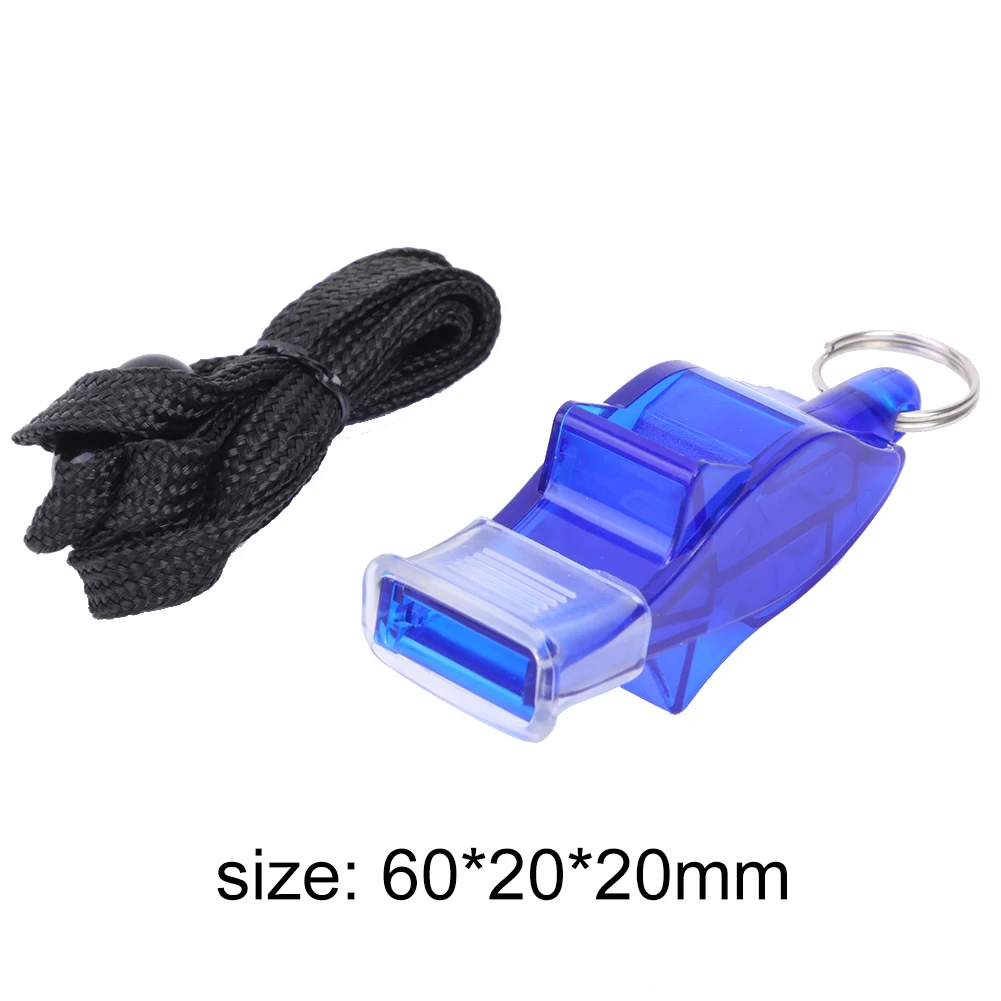 Sports Plastic Whistle Soccer Basketball Referee Whistles Outdoor Survival Tool