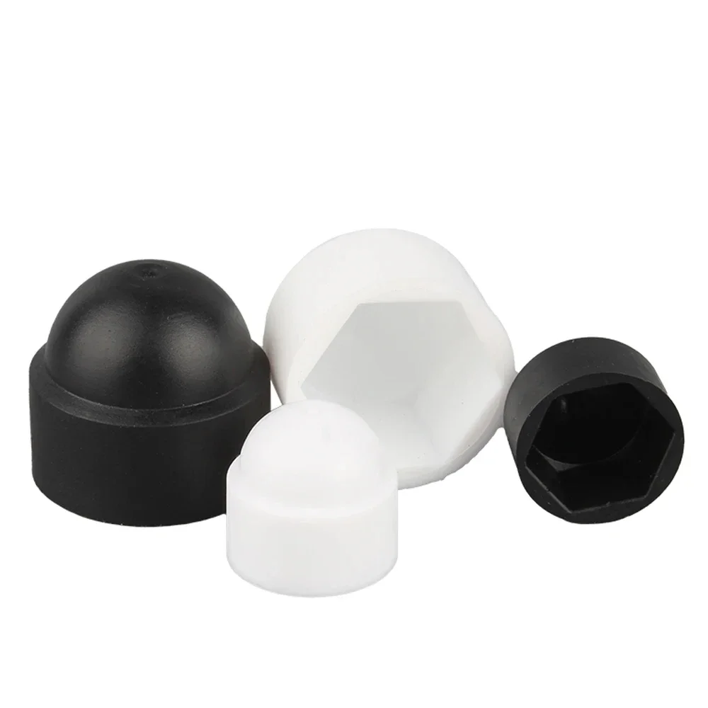 10-30Pcs Hexagon Nuts PE Plastic Hex Nut Caps M4 M5 M6 M8 M10 M12 M14 Caps Bolts Protect Nuts Car Wheels Exterior Decoration