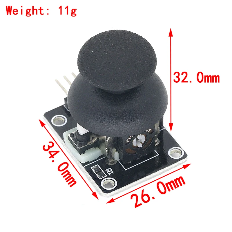 2PCS For Arduino Dual-axis XY Joystick Module Higher Quality PS2 Joystick Control Lever Sensor KY-023 Rated 4.9/5 image 2