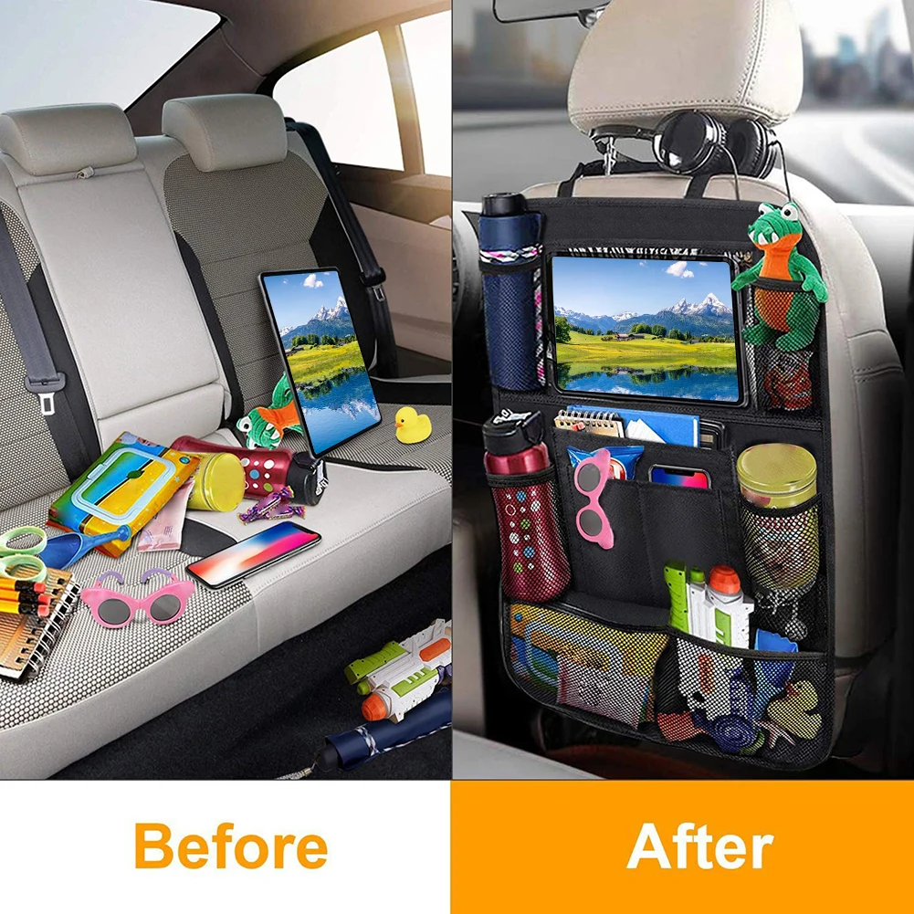 Universal Auto Rücksitz Organizer Universal Anti Kick Aufbewahrungstasche Reisezubehör – Detail 4