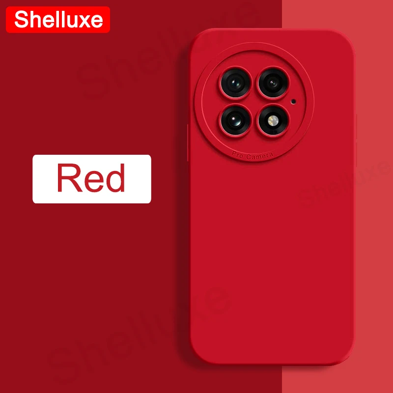 Luxurious Square Liquid Silicone Soft Cover - Silky-Feel Phone Case