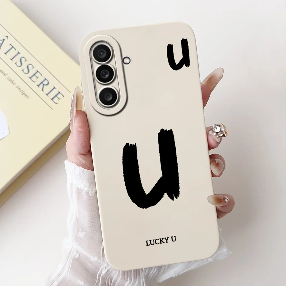 Luxury Alphabet Silicone Shockproof Case
