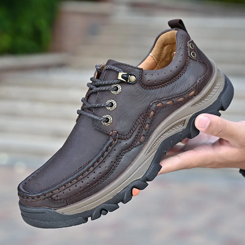 أحذية رجال الأعمال الرسمية الجديدة غير الرسمية - طبقة علوية من الجلد ناعمة ومريحة داخلية مع نعل مبطن وأحذية مداس غير قابلة للانزلاق