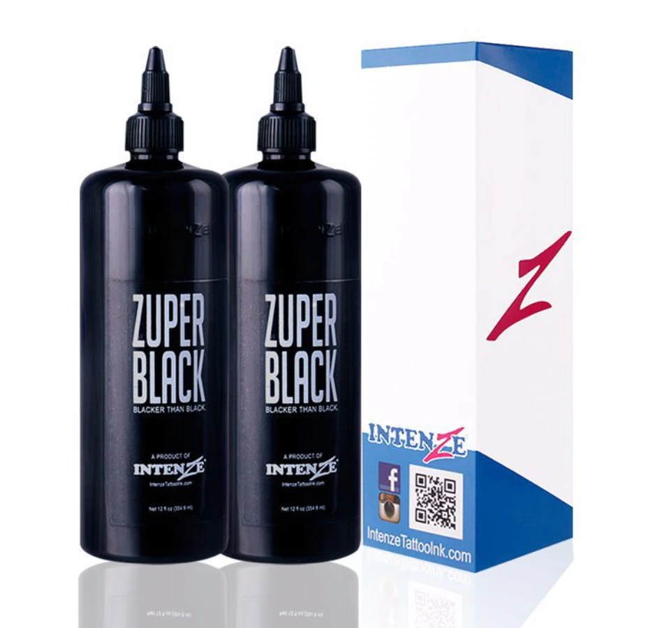 

Intenze Professional Tattoo Ink Zuper Black 12 oz (360ml)